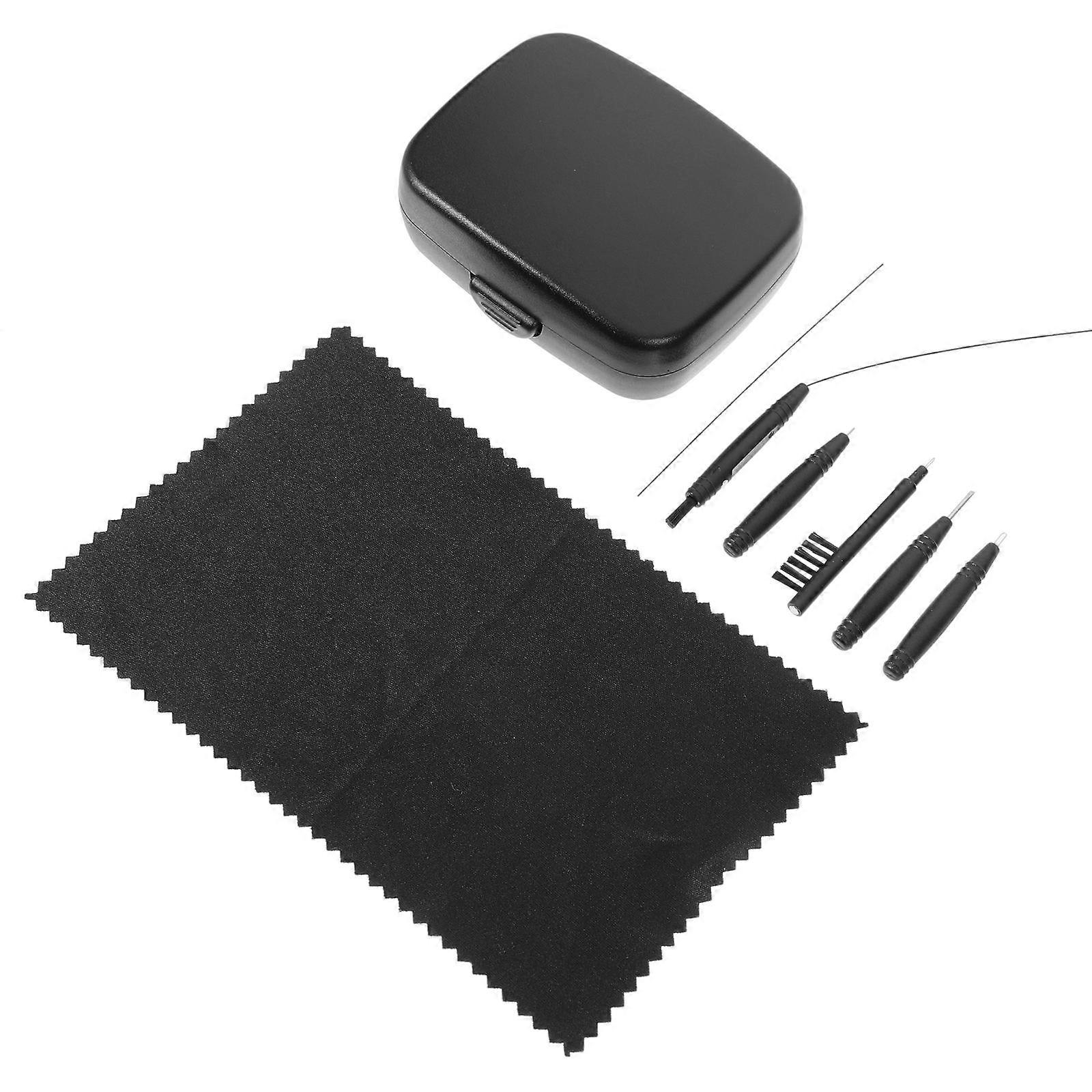Hearing Aid Cleaner Kit with Multiple Tools 1Set for Home Use