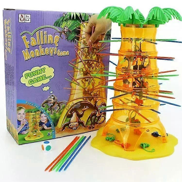 #Multiplayer Tabletop Games Rolling Climbing Monkeys Interesting Intelligence Toys Parent-Child Interactive Board Game for Kids