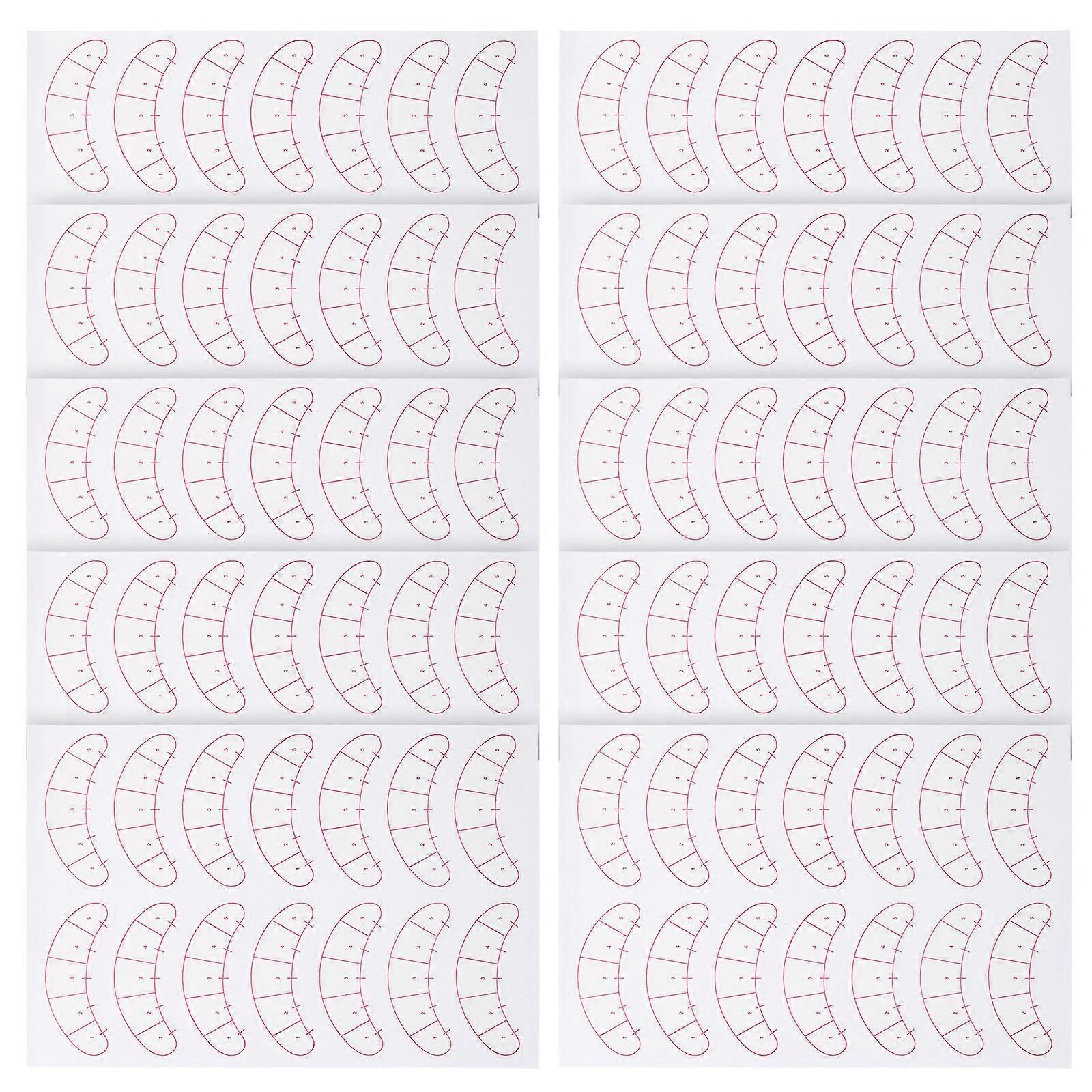 Eyelash Extension Tape Eyelash Pad for Lash Mapping 10 Sheets Included