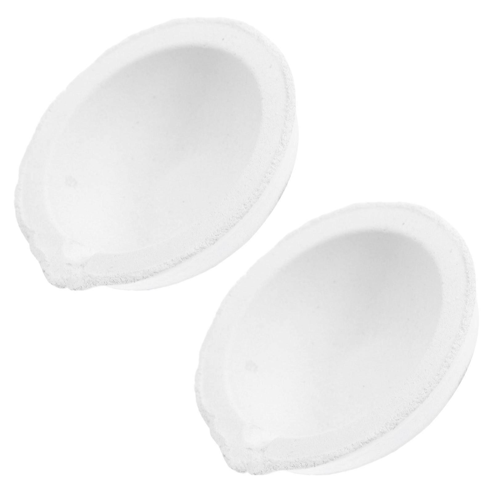 Quartz Evaporating Basin for Storage Use 2Pcs Heat Resistant Evaporating Dish