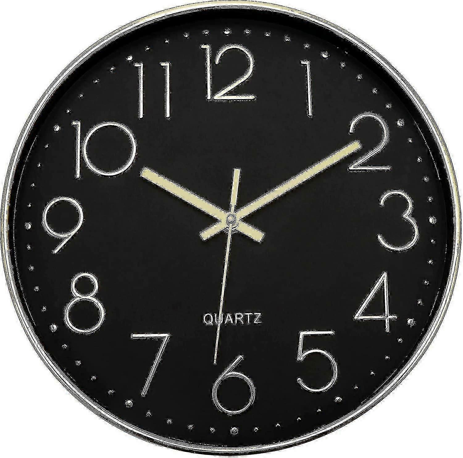 Wall Clock 12 Inch Silent No Tick Wall Clock