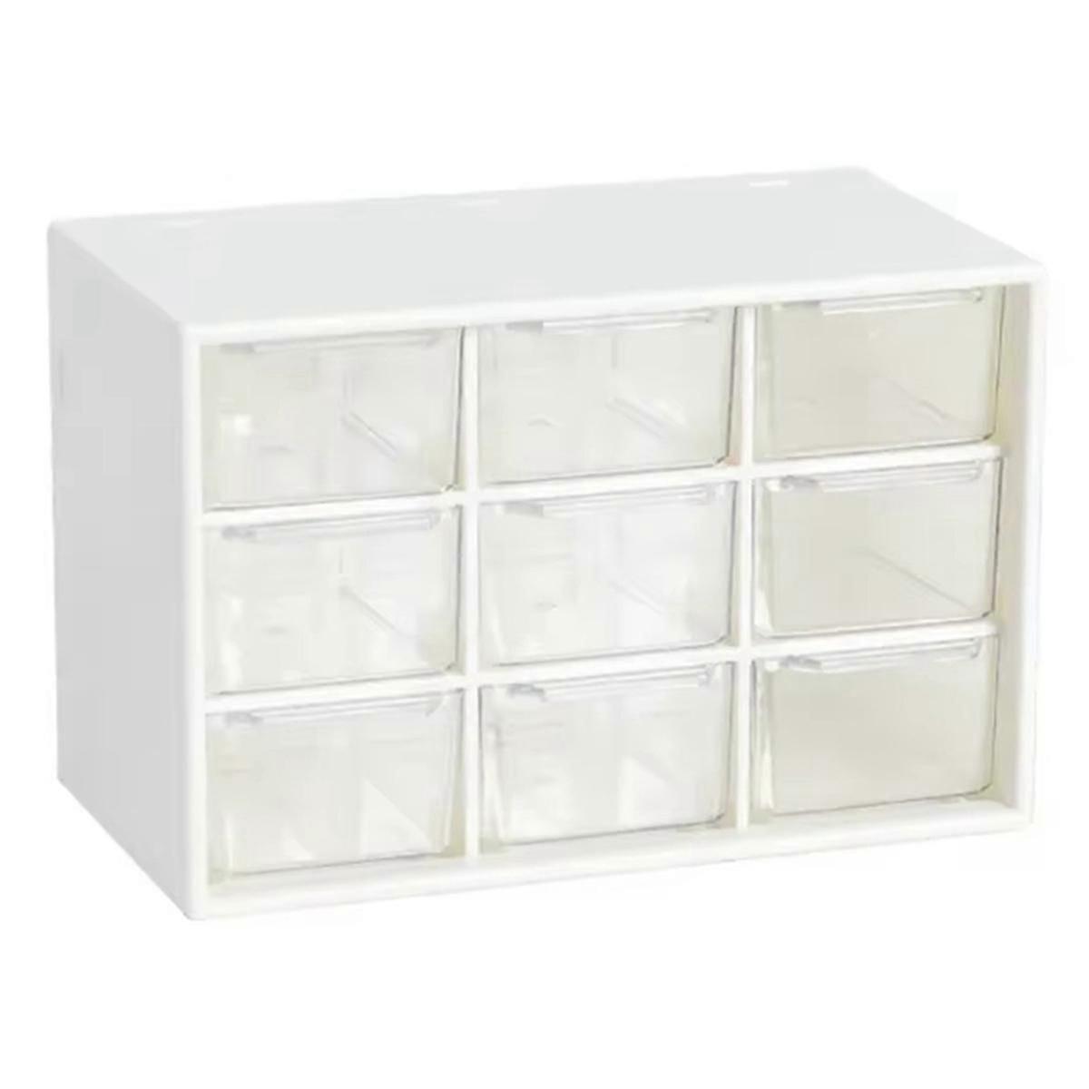Jewelry Storage Box Mini Debris Cabinets Lattice Drawer Sorting Grid