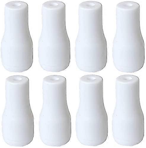 White Plastic Window Blind Cord Tassels Pack of 20 for Roman Shades and Curtain DIY Replacement