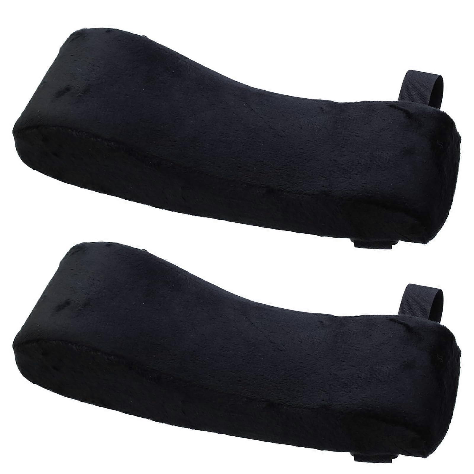 2Pcs Memory Foam Office Chair Armrest Pads with Ergonomic Cushions for Gaming and Desk Chairs