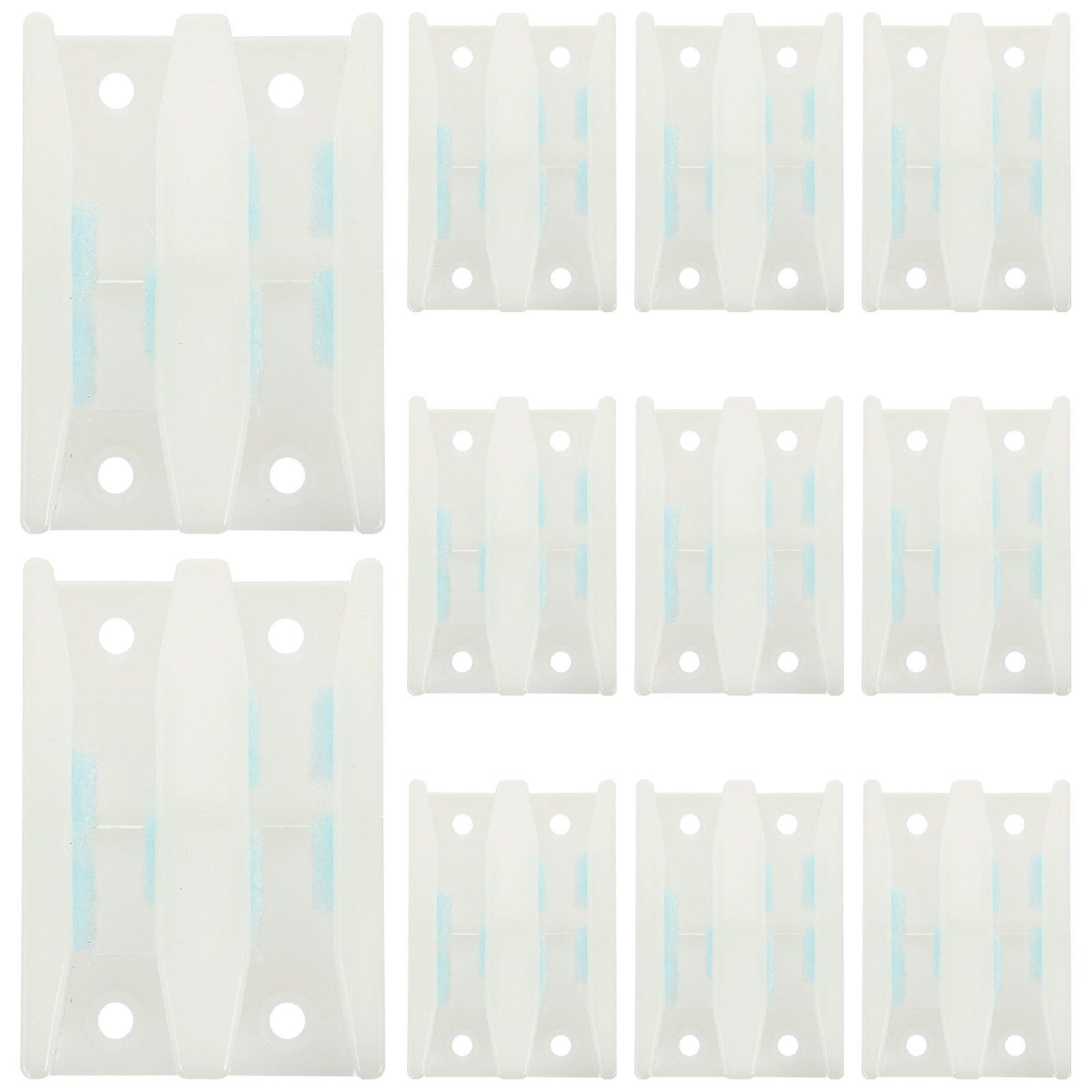8pcs Sliding Door Bottom Floor Guide Plastic  Glass Shower Door Roller Guide