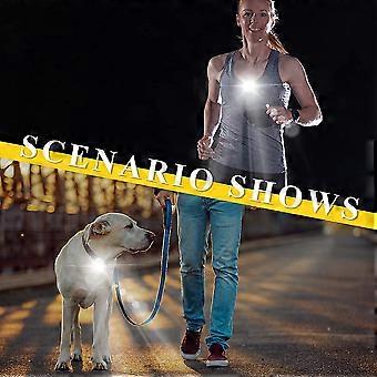 3X Outdoor Night Clip on Running Lights Reflective USB Rechargeable LED Light Running Gear Safety Light Running