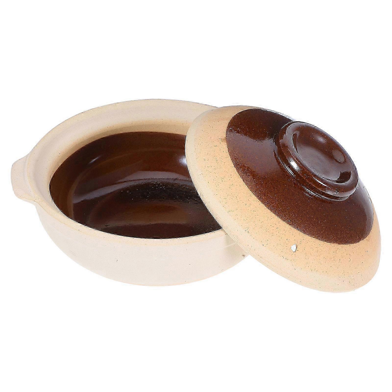 Takeout Clay Pot Vintage Casserole Ceramic Pot For Kitchen