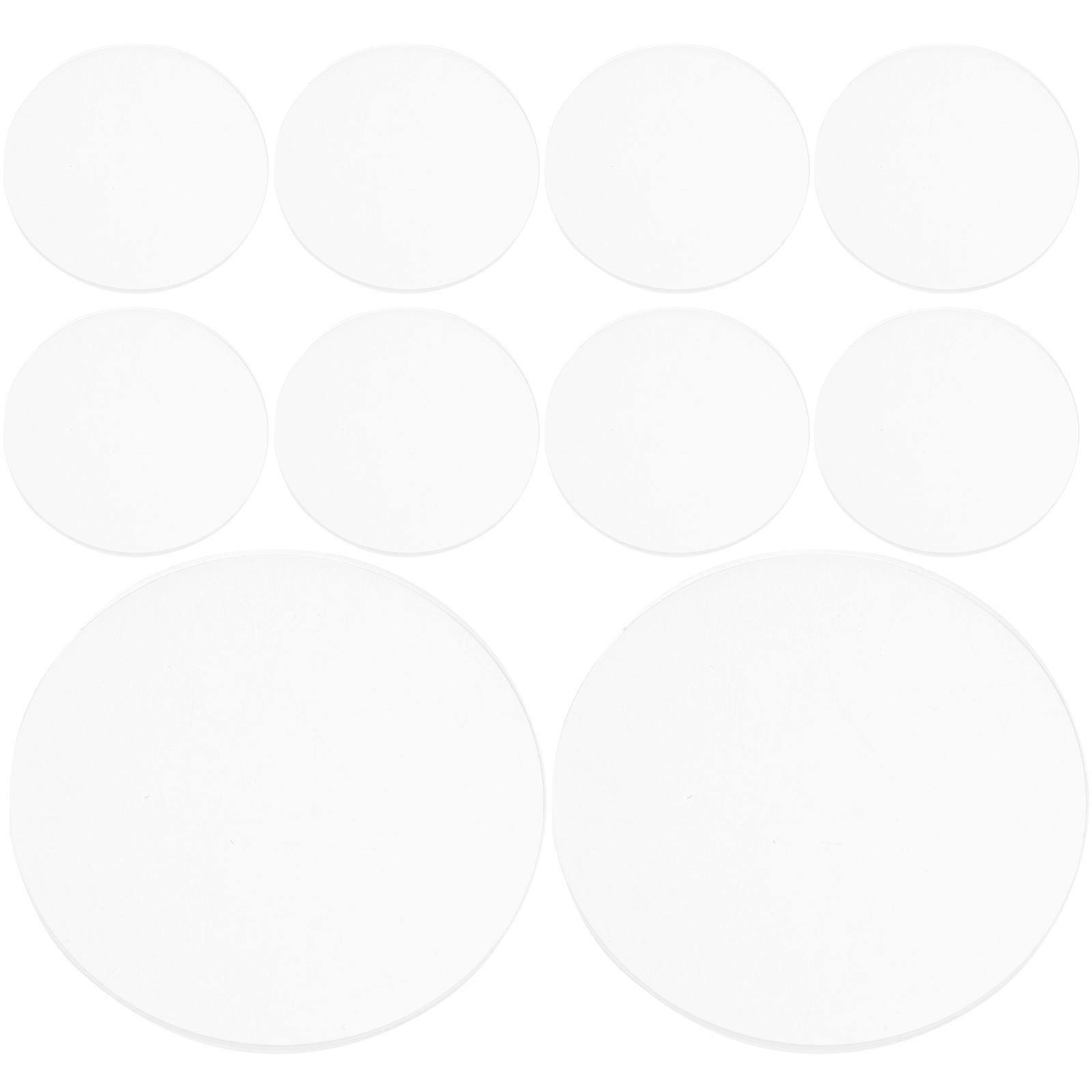 10Pcs Transparent Dessert Holder Acrylic for Displaying Use