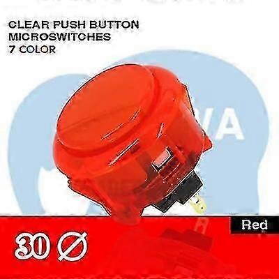 Sanwa OBSF-30 Transparent Arcade Push Button for JAMMA MAME PS4  PC Raspberry Pi