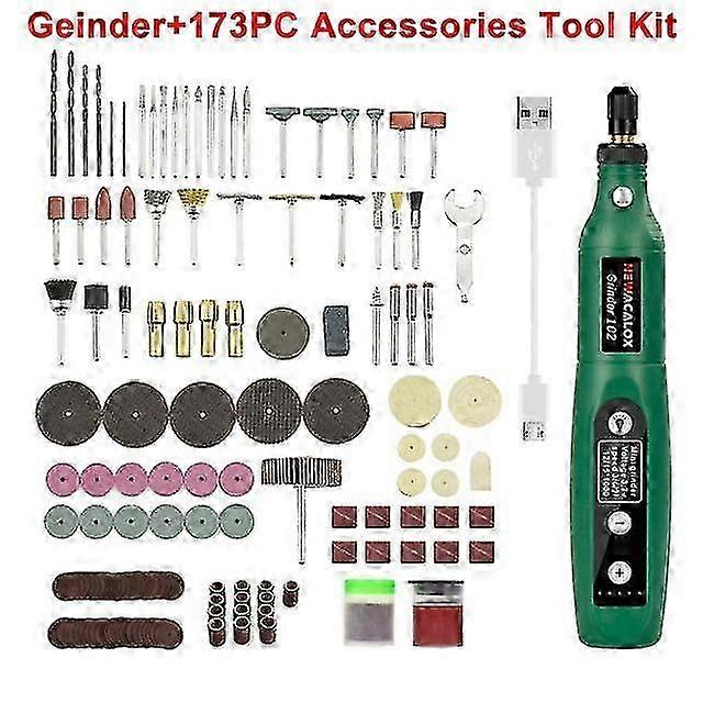 26-27 Usb charging variable speed mini grinder machine rotary tools kit grinder set