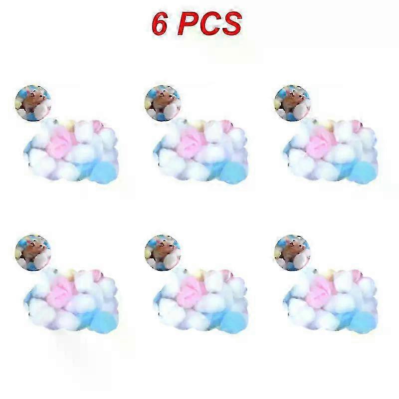 Hamster Bedding Extra Soft Cotton Balls Warm Winter Nesting Material Six Color Options for Small Pets
