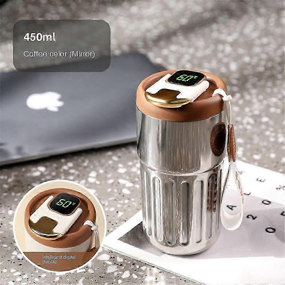 LED Temperature Display Coffee Mug Stainless Steel