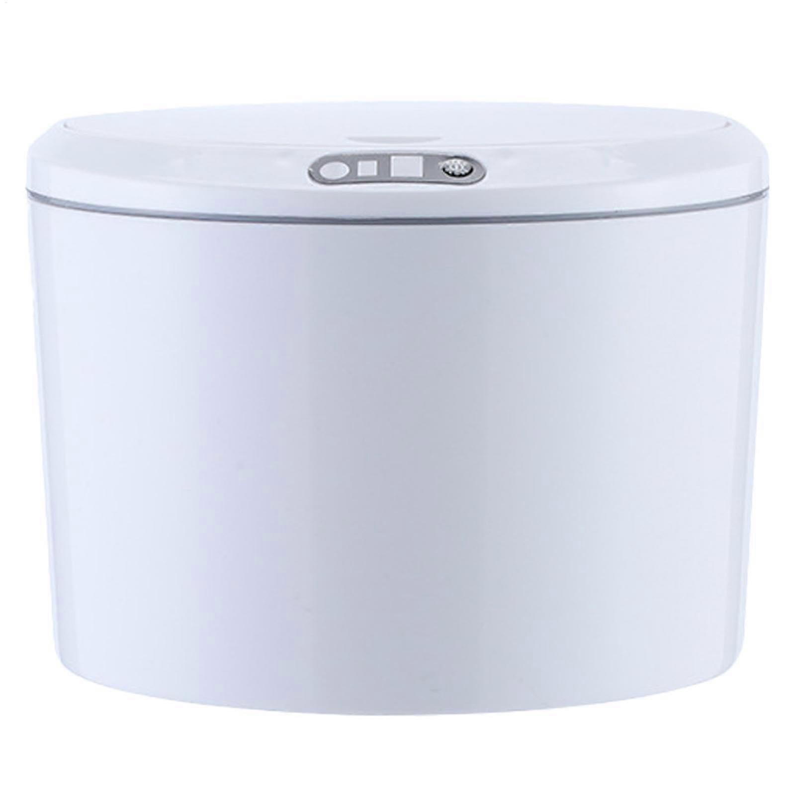 Smart Sensor Trash Can with Lid, USB Rechargeable Motion Sensor Wastebasket for Bathroom and Kitchen