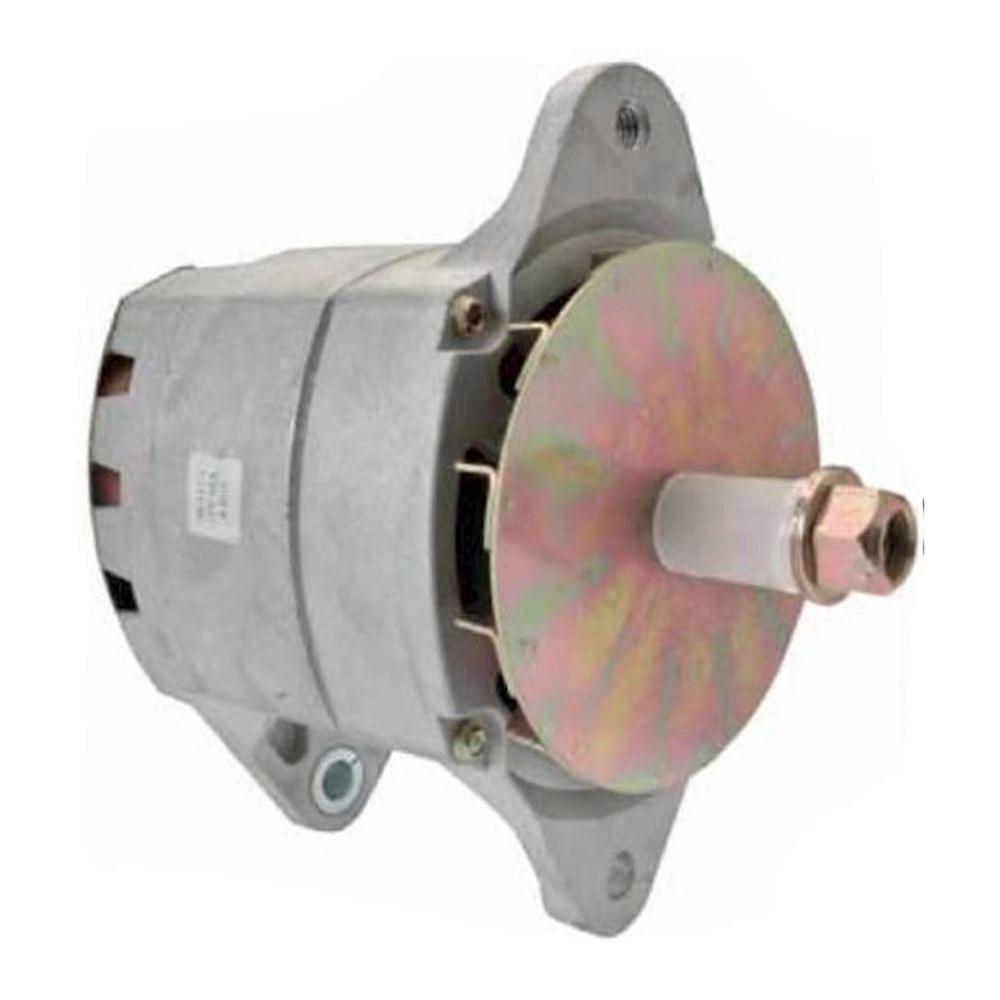 60 Amp 12V Alternator with Internal Regulator, BiDirectional DualGroove Pulley, Reliable 1 Wire Conversion