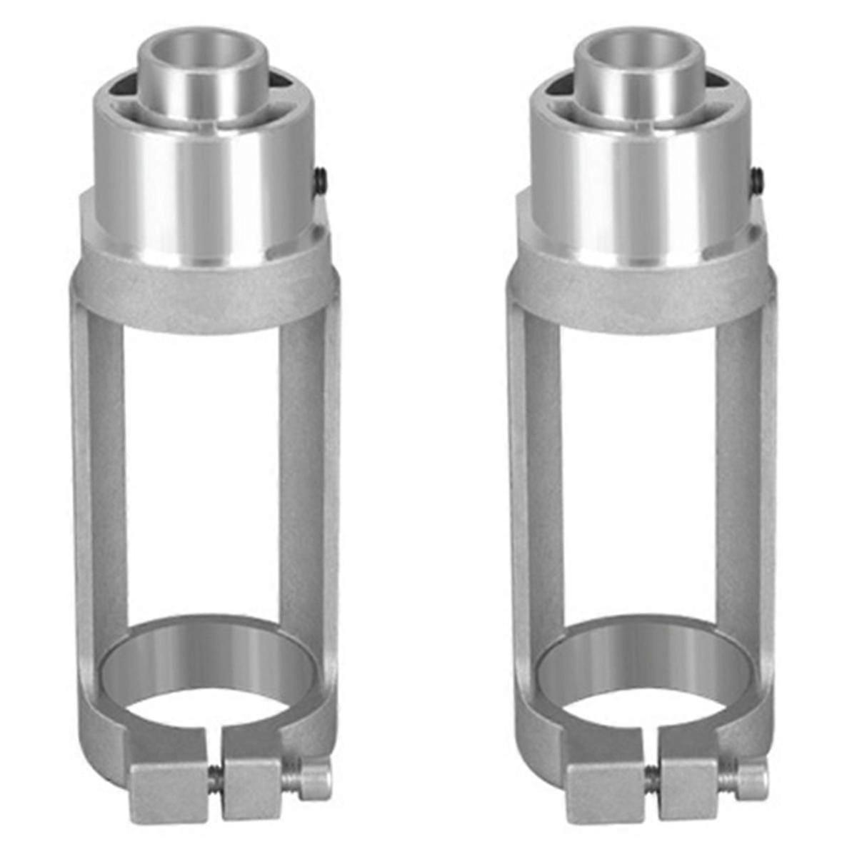 2X Square Hole Drill Bit Adapter Drill Bit Fixing Bracket Attachment Joint Mortiser Bit for Hand Ele