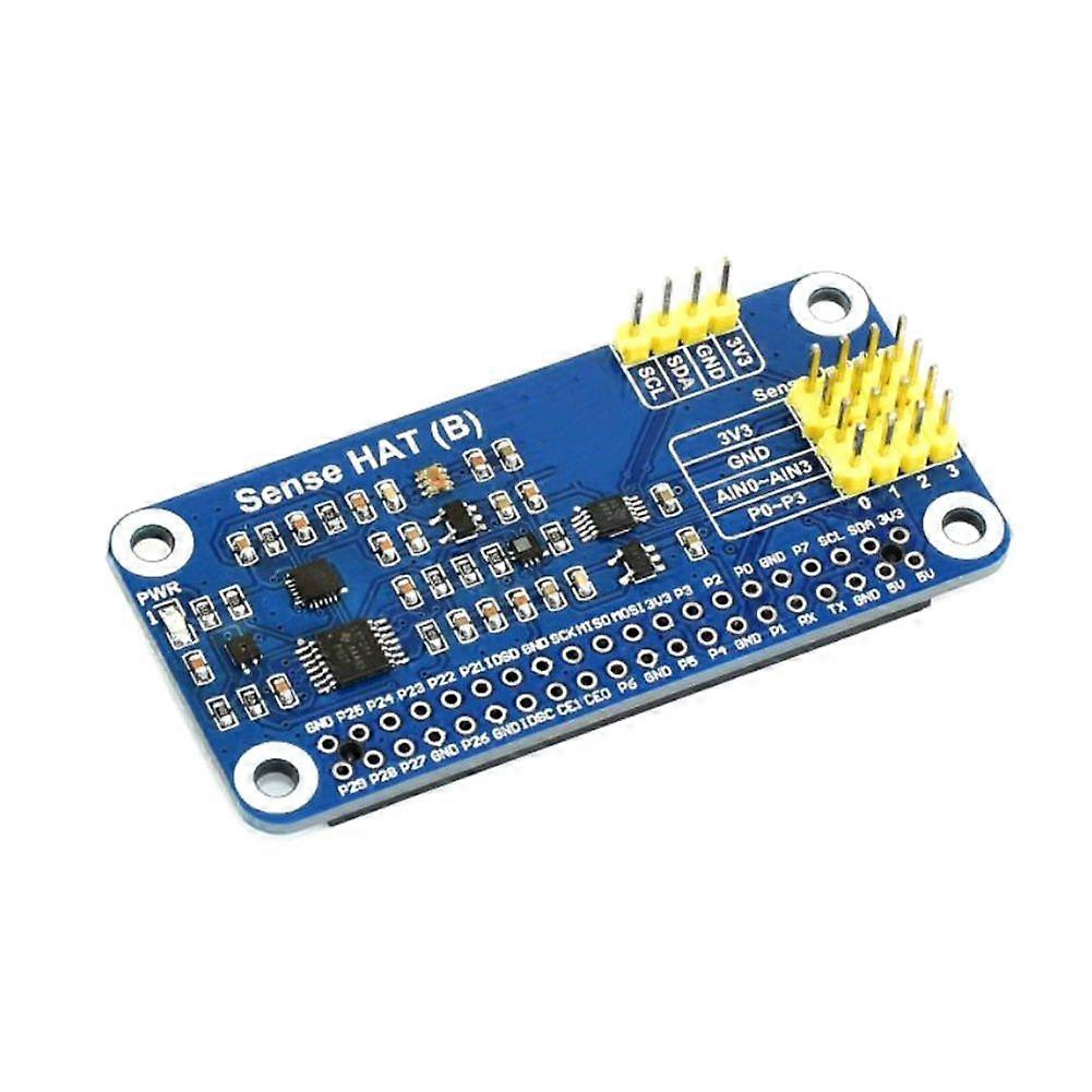 For Raspberry Pi Sensors HAT with Gyroscope Accelerometer Magnetometer Barometer Temperature and Humidity All-in-One