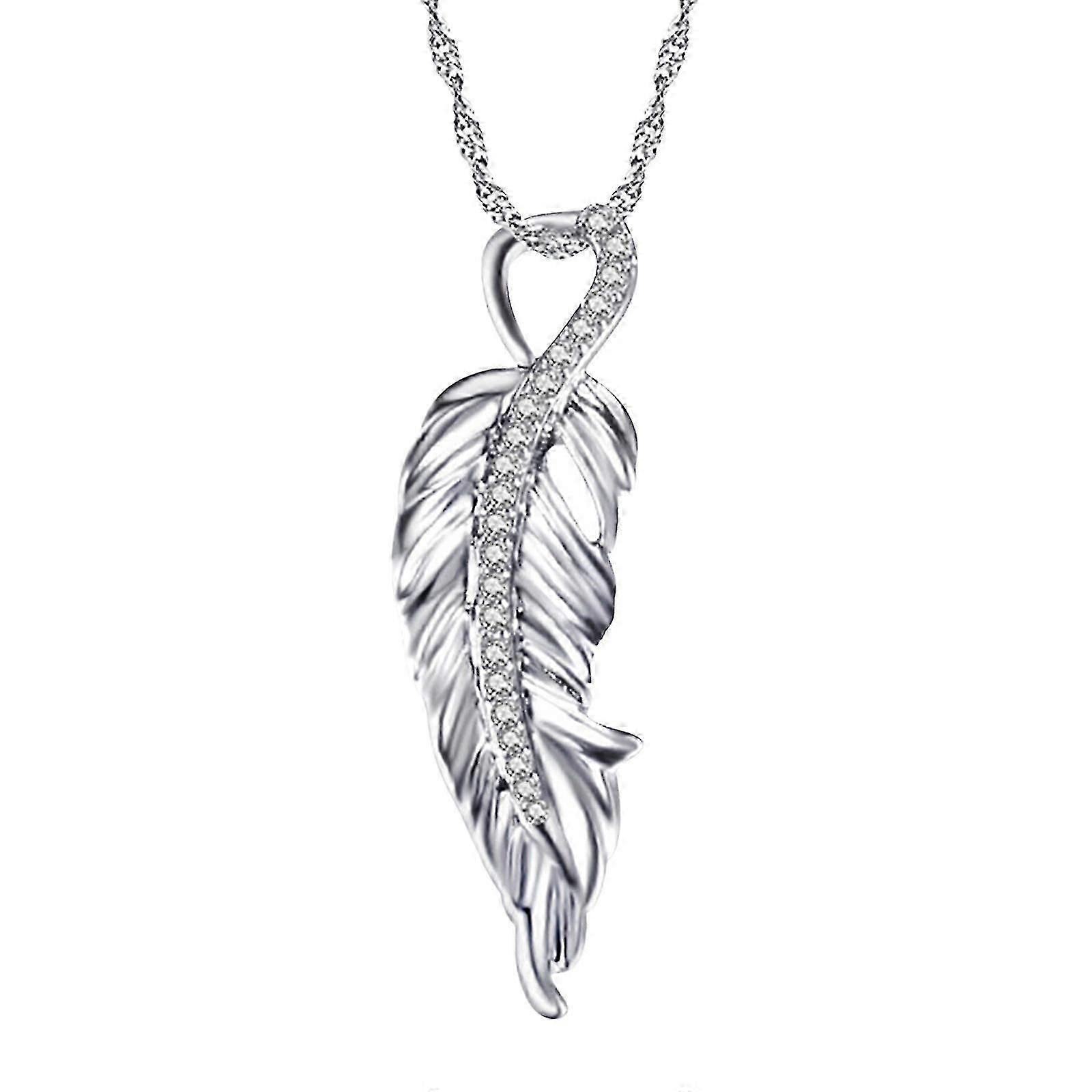 Wing Leaf Necklace Collarbone Pendant Necklace