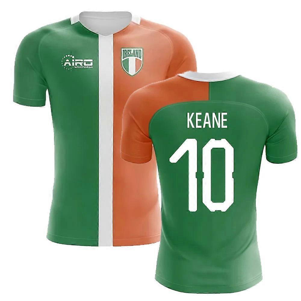 2025-2026 Ireland Flag Concept Football Shirt (Keane 10)