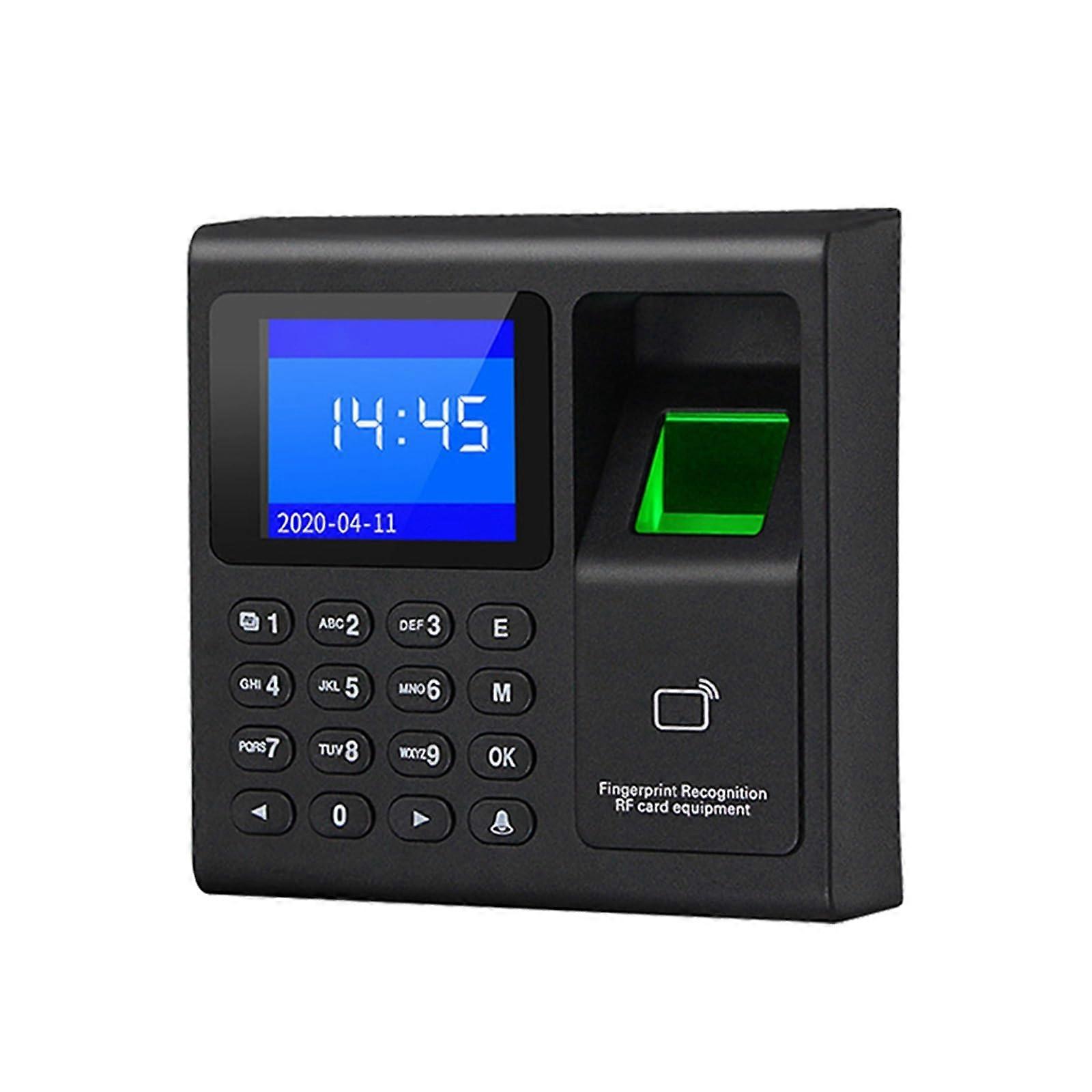 Biometric Fingerprint Time Clock with RFID Access Control and USB Data Transfer for Small Business