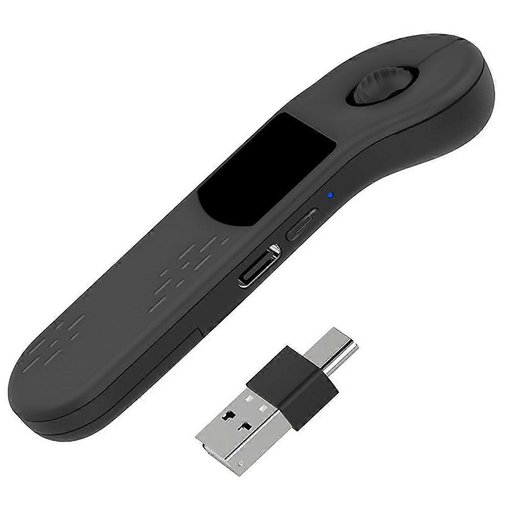 D13Pro Air Mouse with Touchpad Wireless PPT Pointer Bluetooth 2.4G Remote Control for PowerPoint/Tablet/Camera A