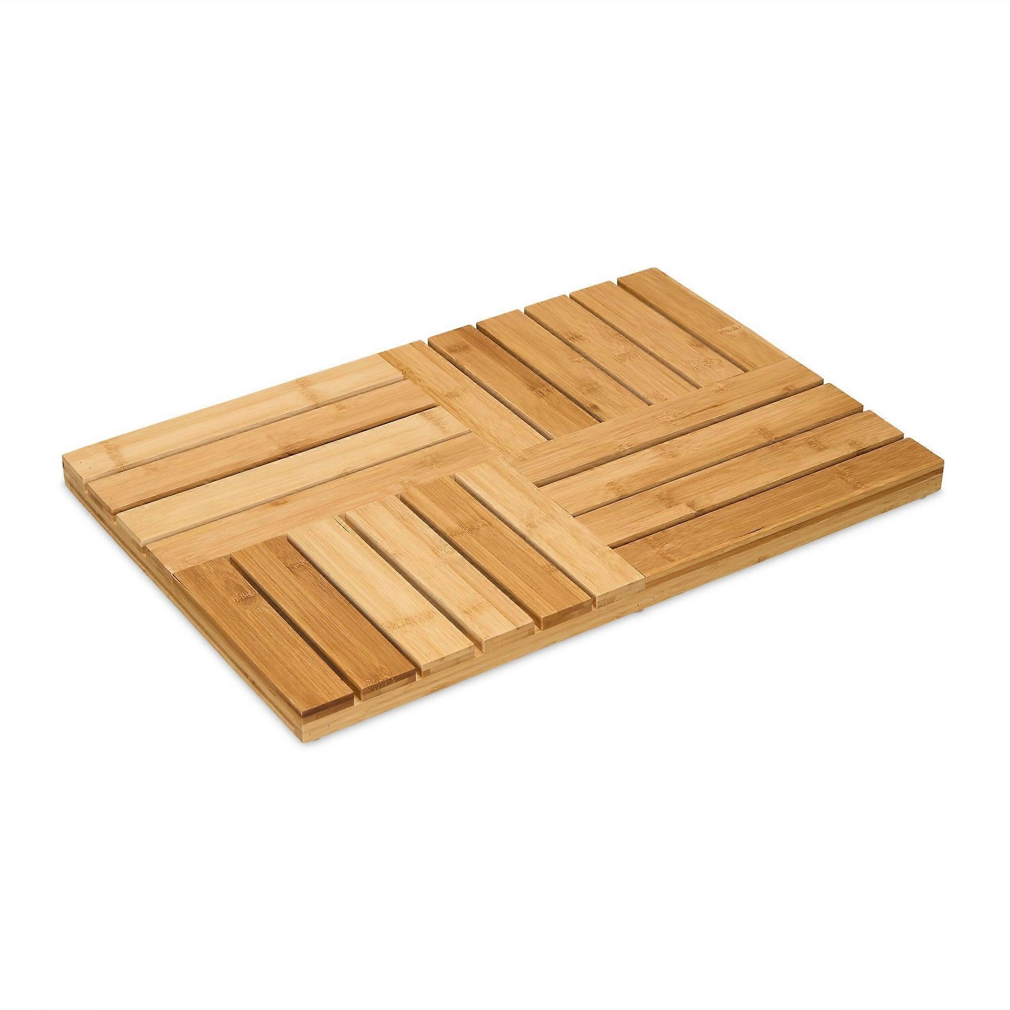 Bamboo bath mat