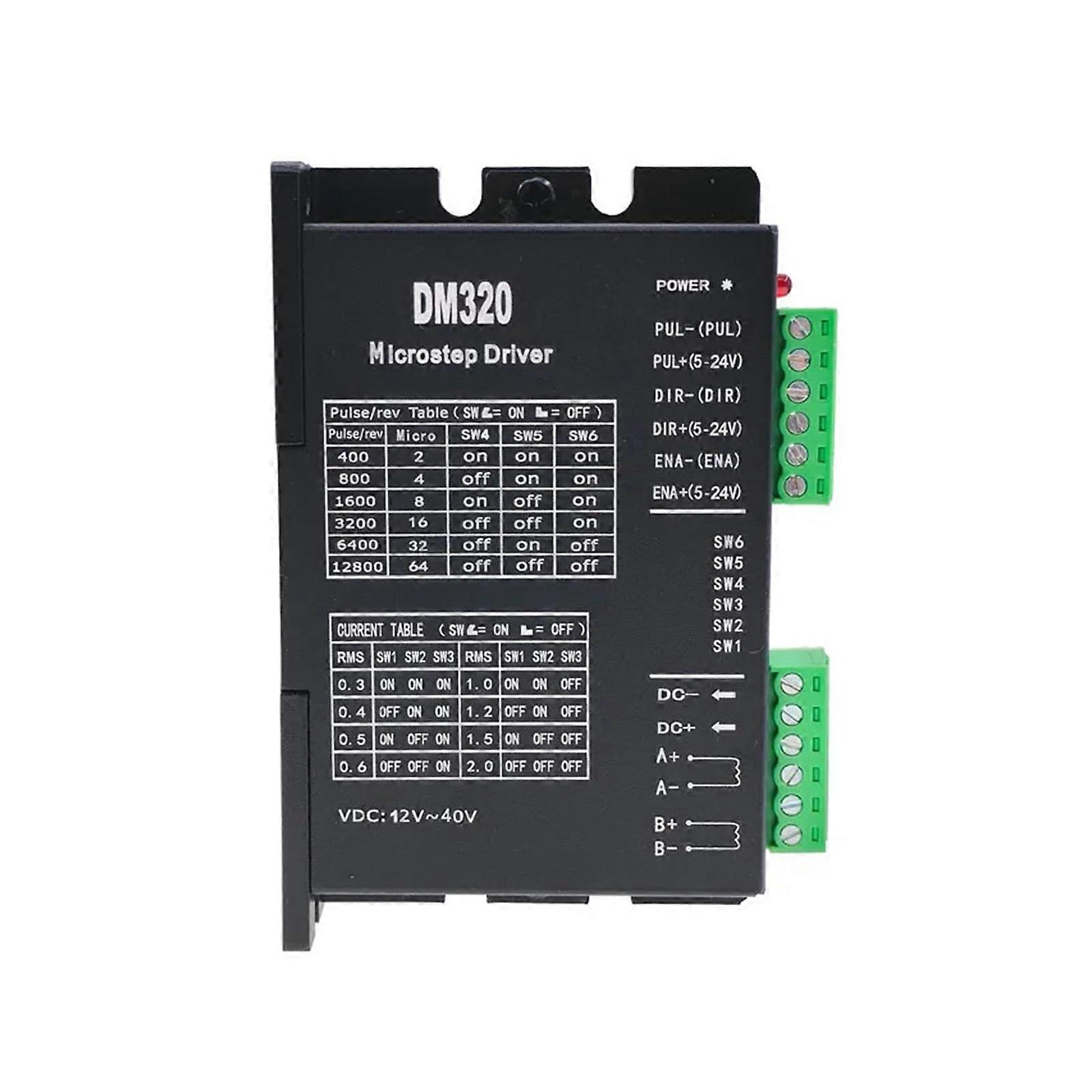 DM320 2H320 Stepper Motor Driver Controller 12800 Microstep Brushless DC Motor Starter