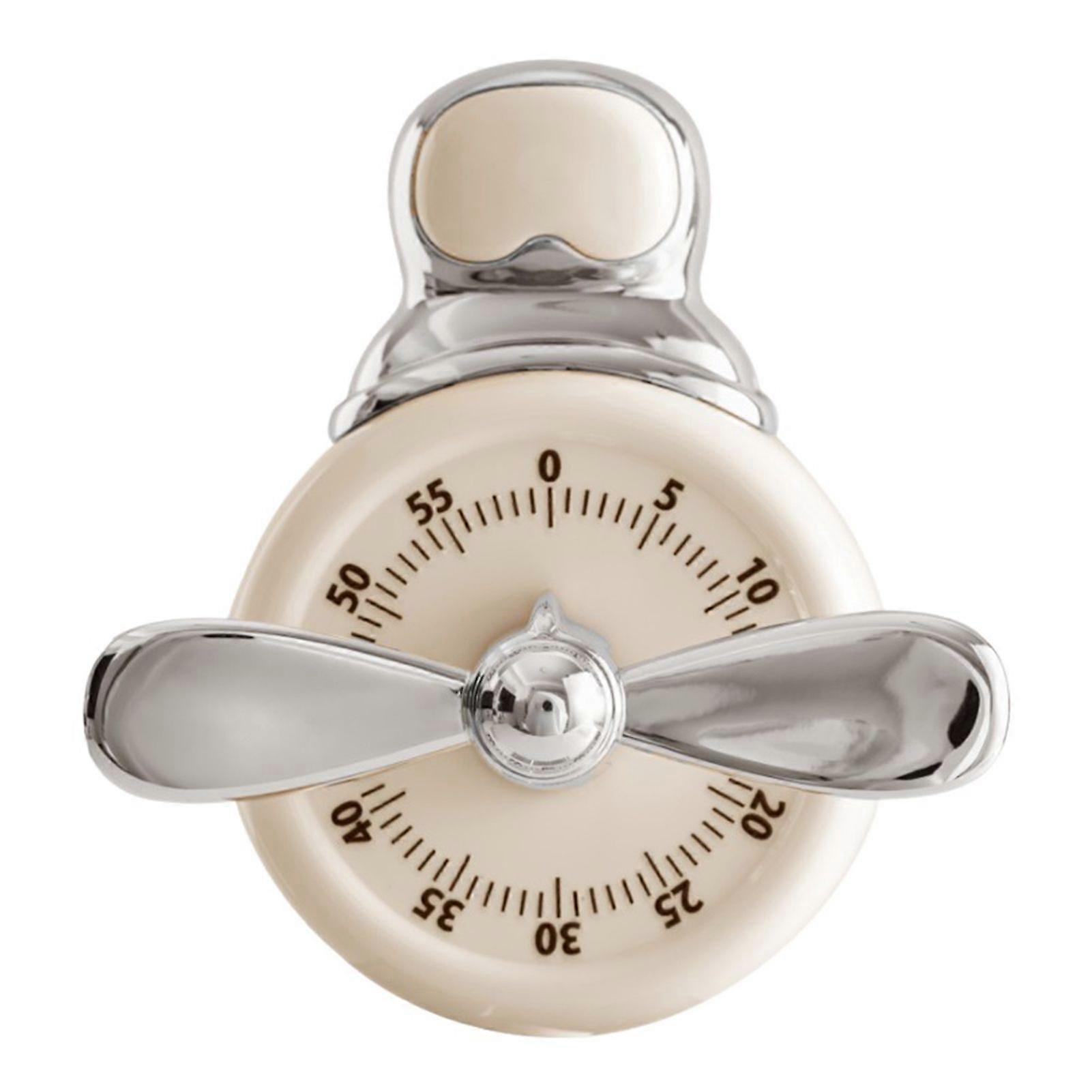 Magnetic Mechanical Timer for Kitchen, Battery-Free Timer with Adjustable Time Dial, Cute and Functional