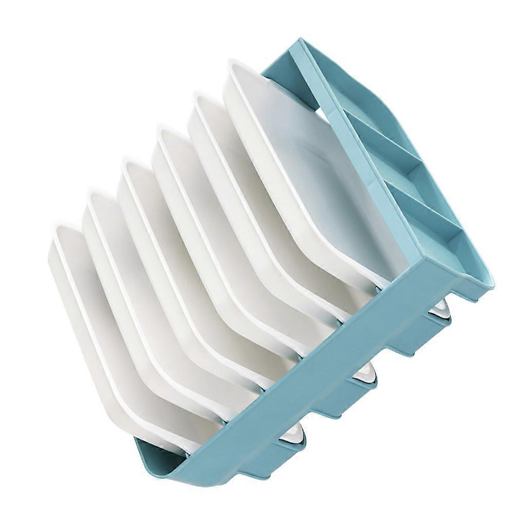 Wall Mounted Dish Organizer Tray for Kitchen Use with Hot Pot Rack