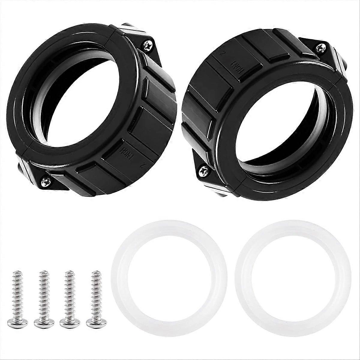 2In Spa Heater Split Nut Unions with Screw Gasket