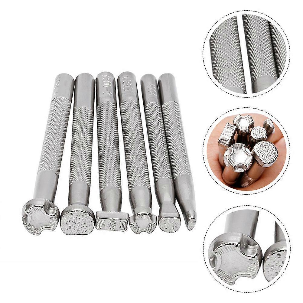 Craft Stamping Tools Set for Saddle Making and Working 6Pcs