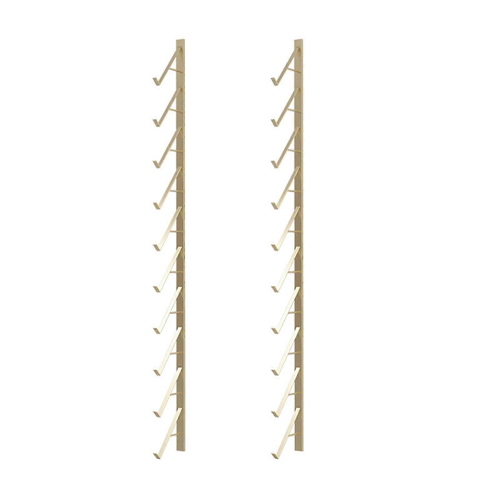 Gold MultiLayer Wall Mounted Tile Display Rack with SpaceSaving Design for Tile and Wood Samples