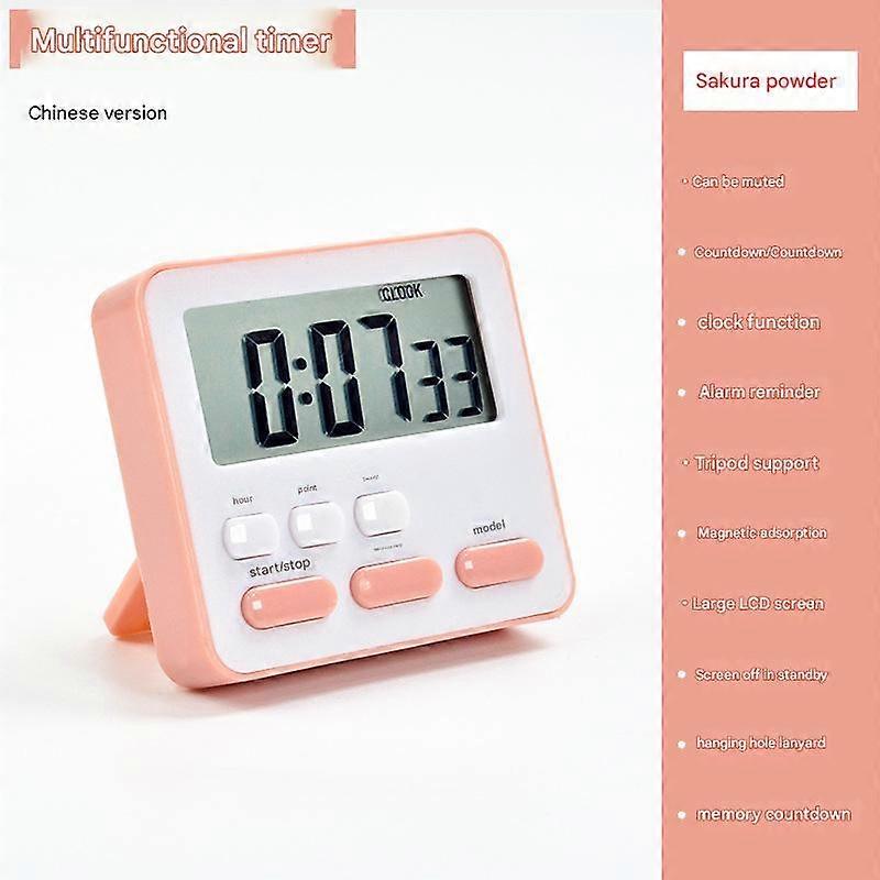 Kitchen Timer Alarm, Visual Countdown Timer for Children' Study - Learning Time Management Tool