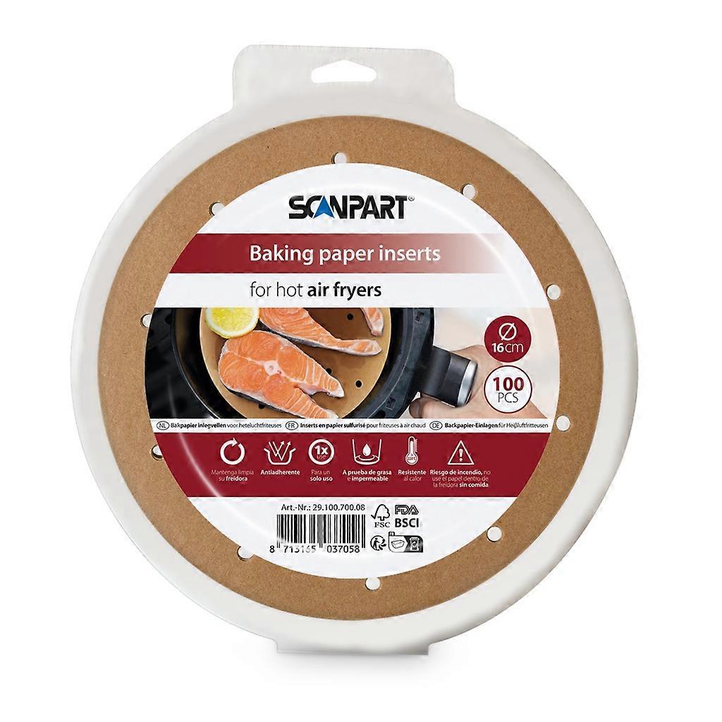 Scanpart Airfryer-Filter 16 cm 100 Stück