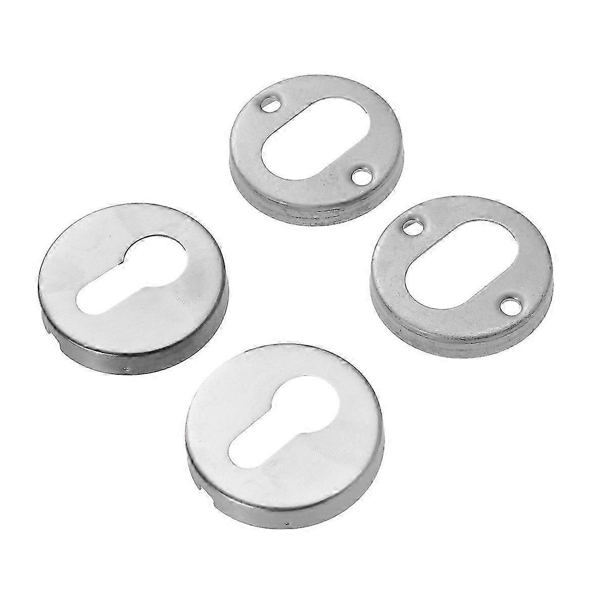 Durable Lock Core Cover One Pair Silver for Door Lock Accessories Use
