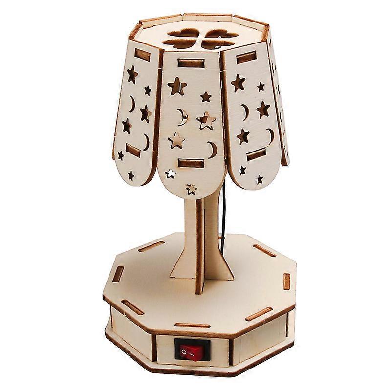 Educational Project DIY Wooden Small Table Lamp Craft Kit