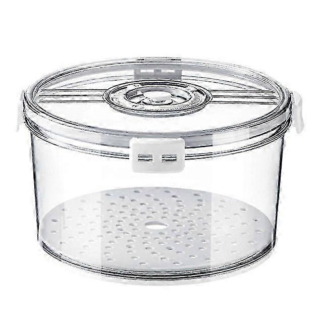 Airtight Bread Box Round Homemade Bread Storage Container