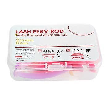Wimperpermanentkruller, siliconen pads voor wimperpermanent, 8 paar