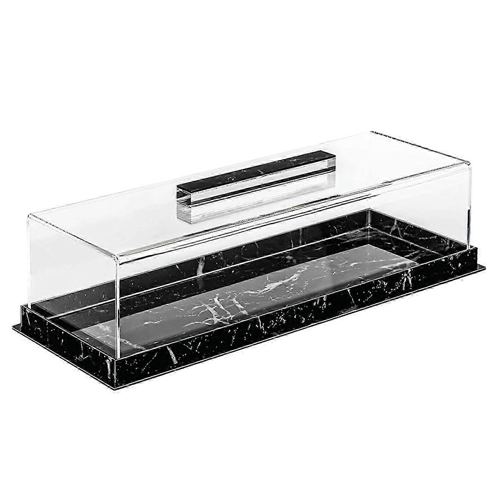 Elegant Rectangular Cake Display Case Rectangular Cake Tray Acrylic Cake Display Box Present compatible with Baking Enthusiasts