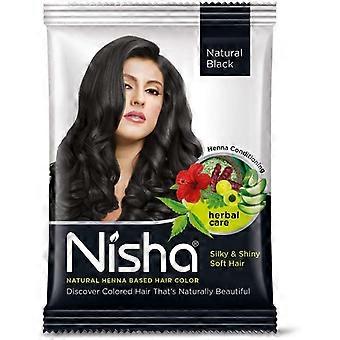 Nisha Natural Permanent Hair Color Dye  10 Pack Ammonia-Free Long Lasting Grey Coverage
