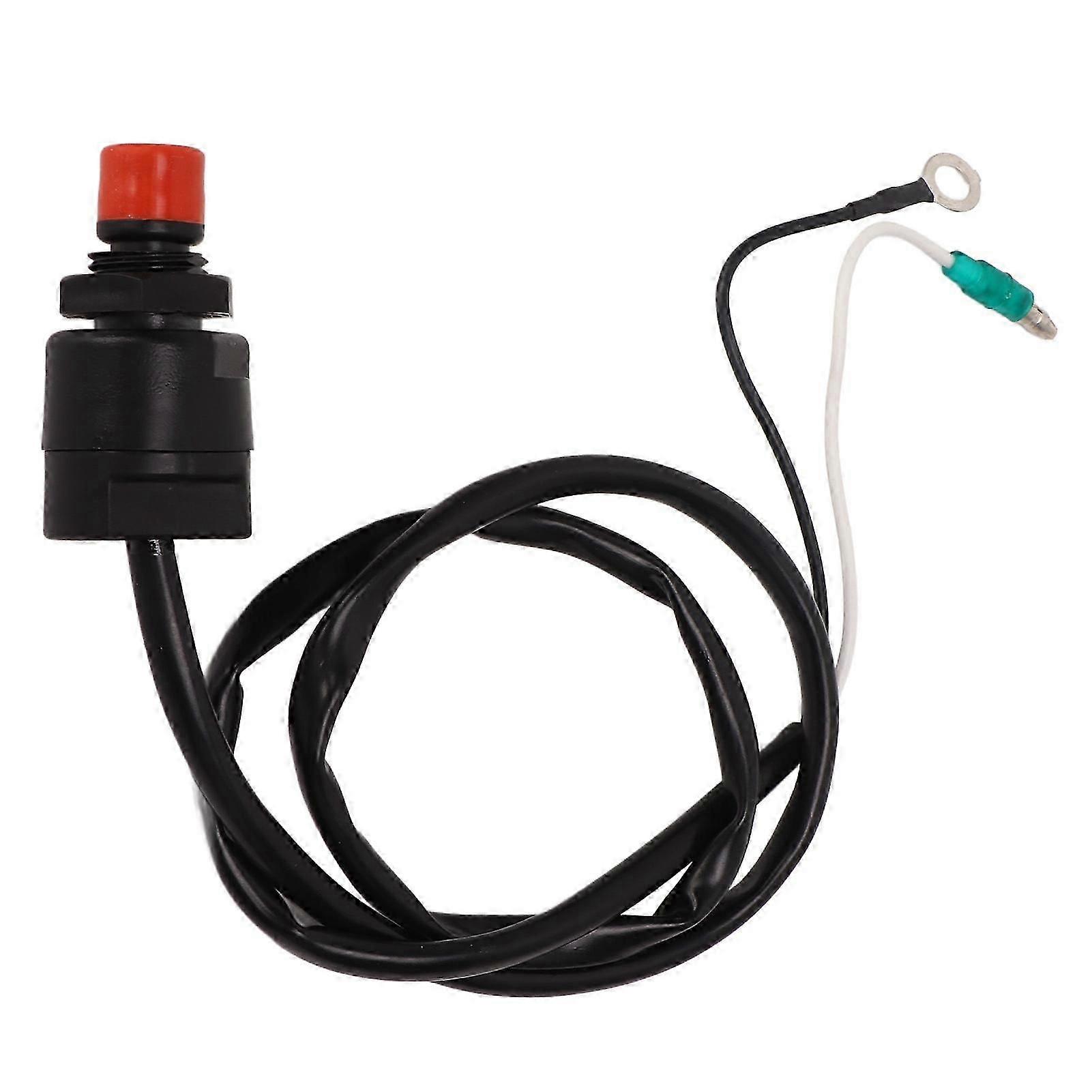 Outboard Engine Kill Switch Compact ABS Engine Stop Switch 75CM Length Durable Construction Easy Installation Reliable Percompatible withmance compati