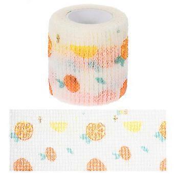 Cat Bandage Wrap with Fruit Pattern for 5Pcs Pet Self Bandage Wrap