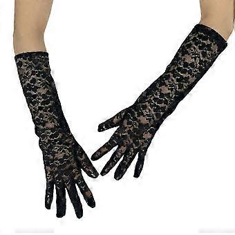 Wedding Lace Gloves Christmas Gloves Party Supply Operas Gloves for Concert Full Finger White Gloves