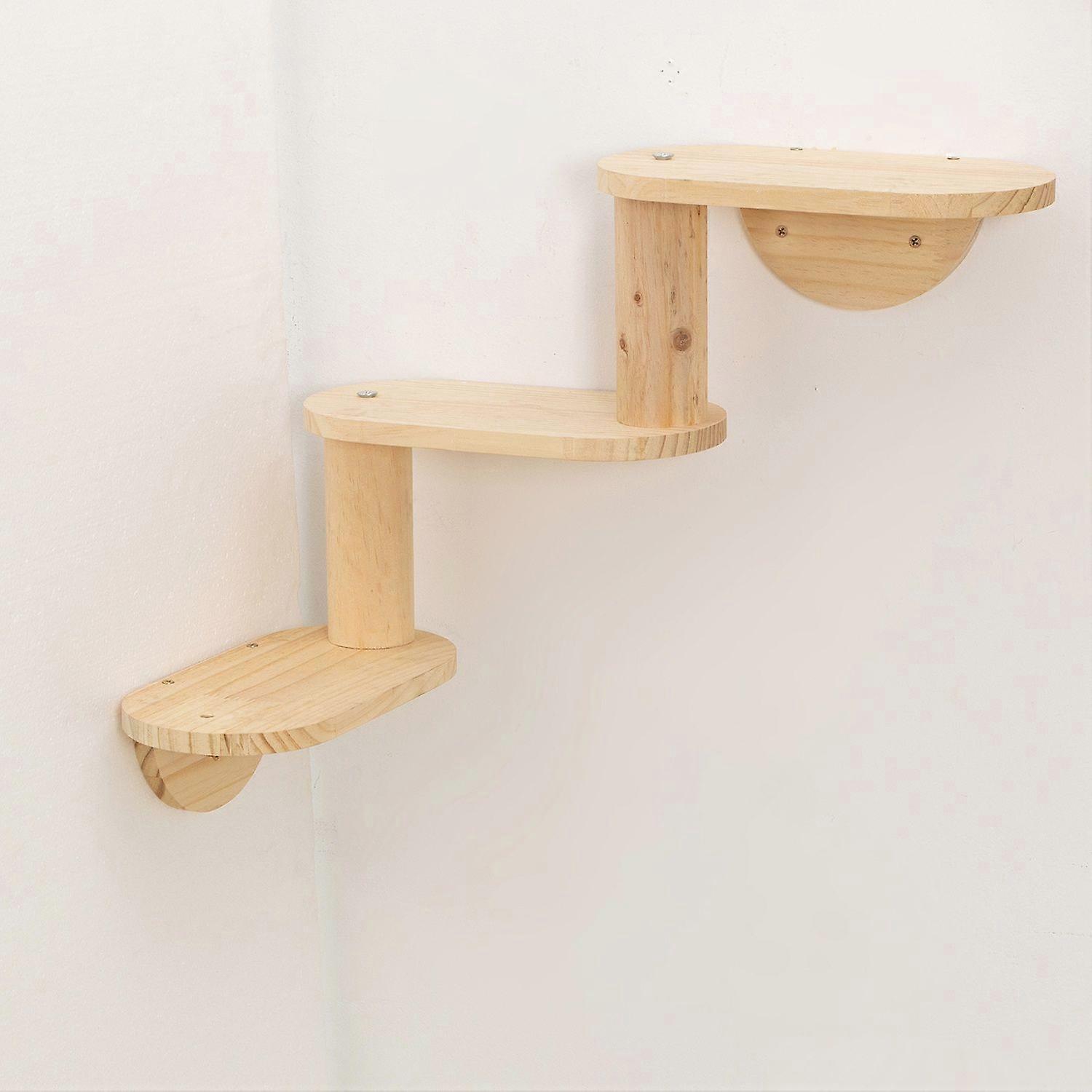 5-Level Wall-Mounted Cat Climber  Space-Efficient, Foldable Design for Indoor Play & Exercise