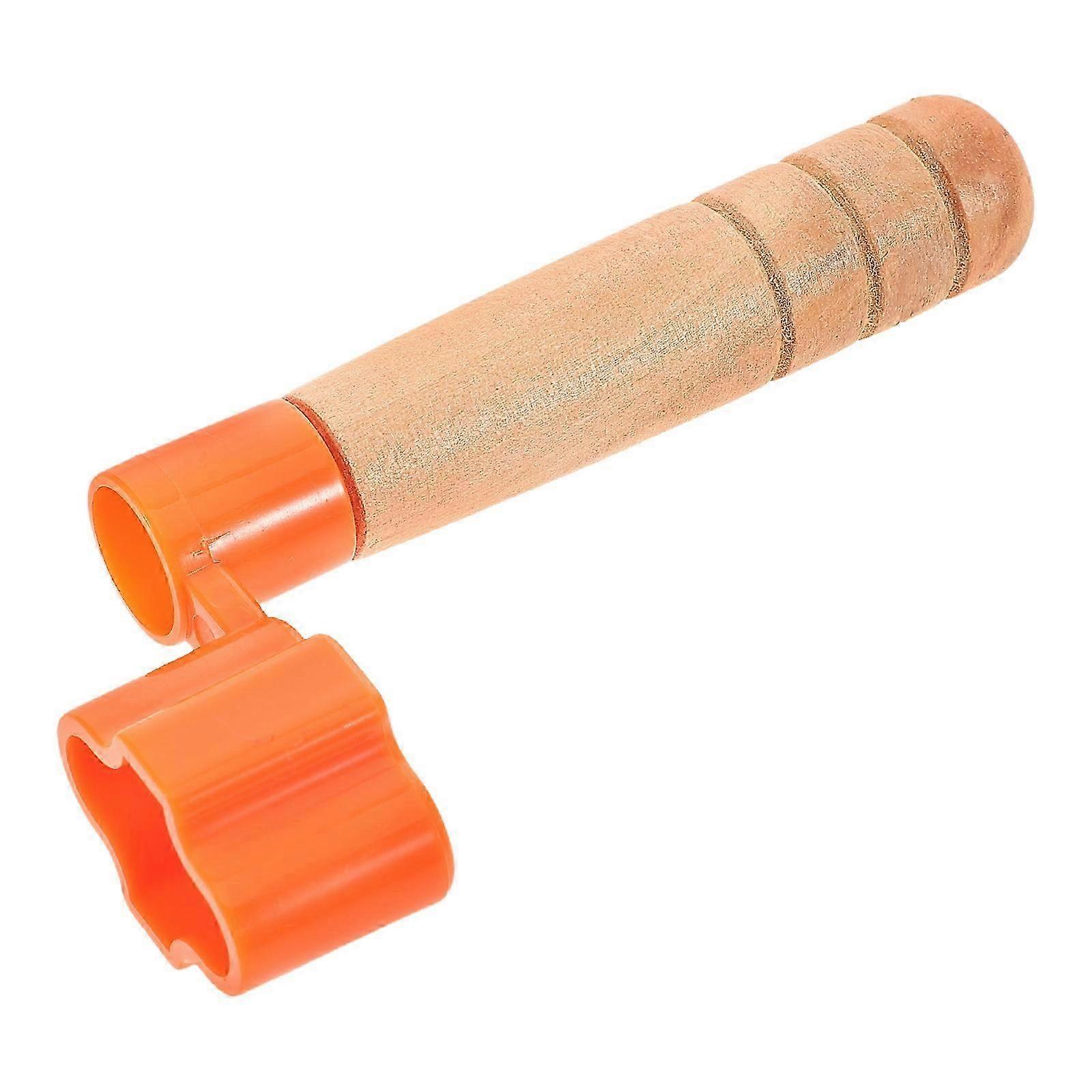 Guitar String Winder with Wood Handle, Fast Guitar String Changer Tool for Acoustic and Electric Guitars, Orange