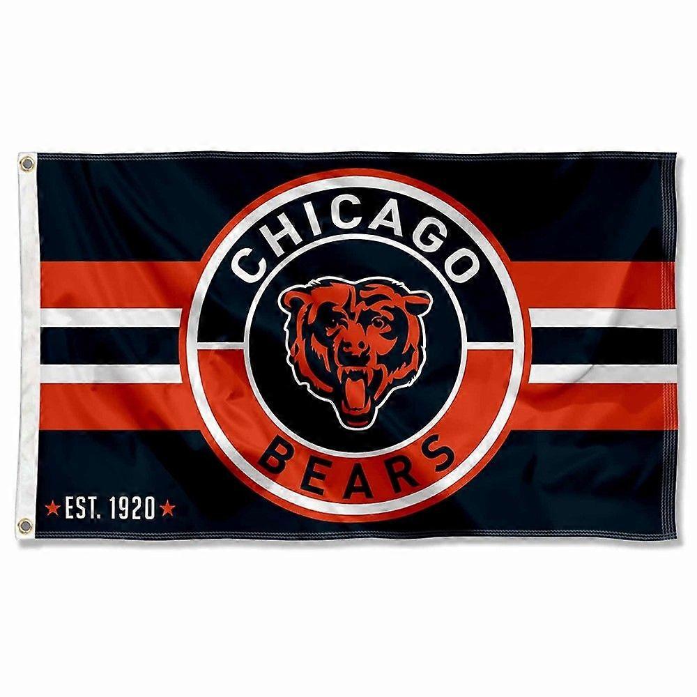 Chicago Bears Patch Logo Banner Flag QY0818