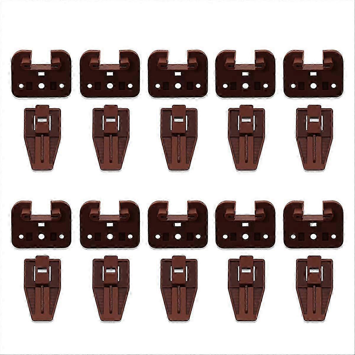 Plastic Drawer Slides and Guides compatible with Mount Drawer Slides, B