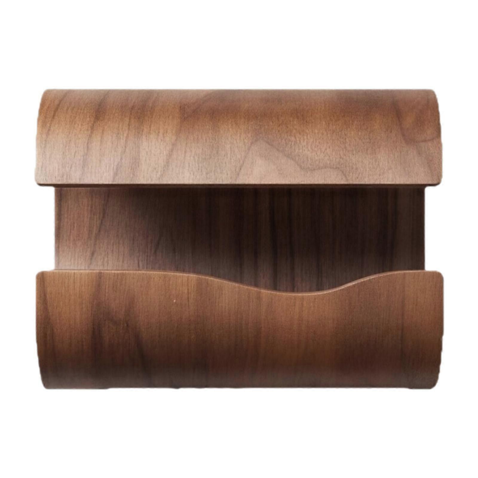 Wood Tissue Box Gift Rustic Compact Tissue Holder for Bedside Table Tabletop