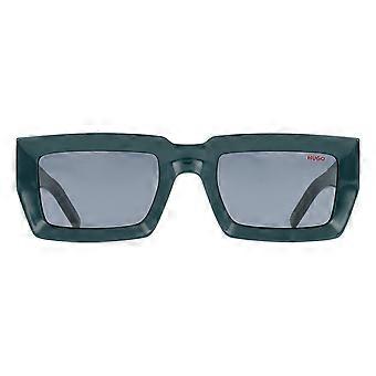 Lunettes de soleil HUGO HG 1310/S MR8/IR pour homme, monture complète, forme rectangulaire, protection UV3, modèle original