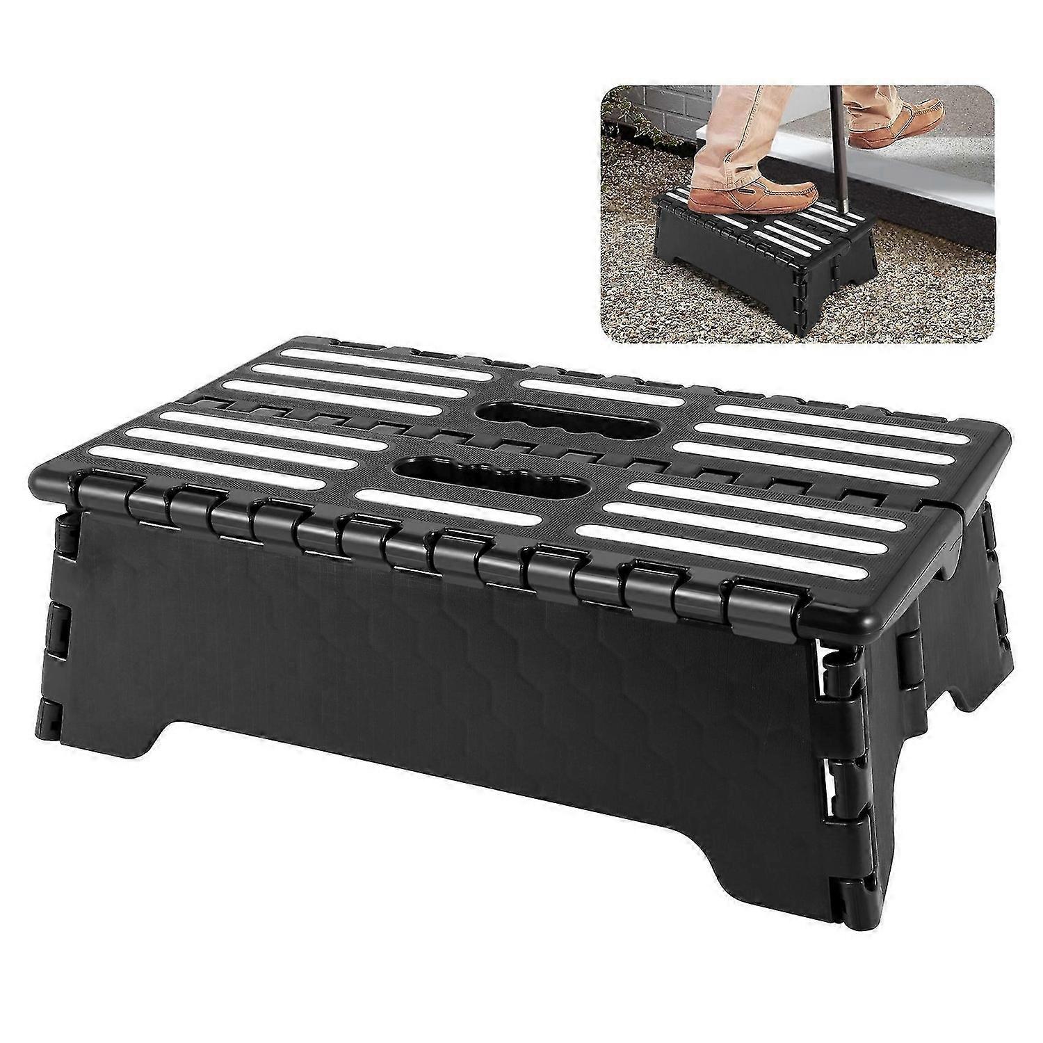 Scaun pliabil mic, compact, antiderapant, portabil și rezistent