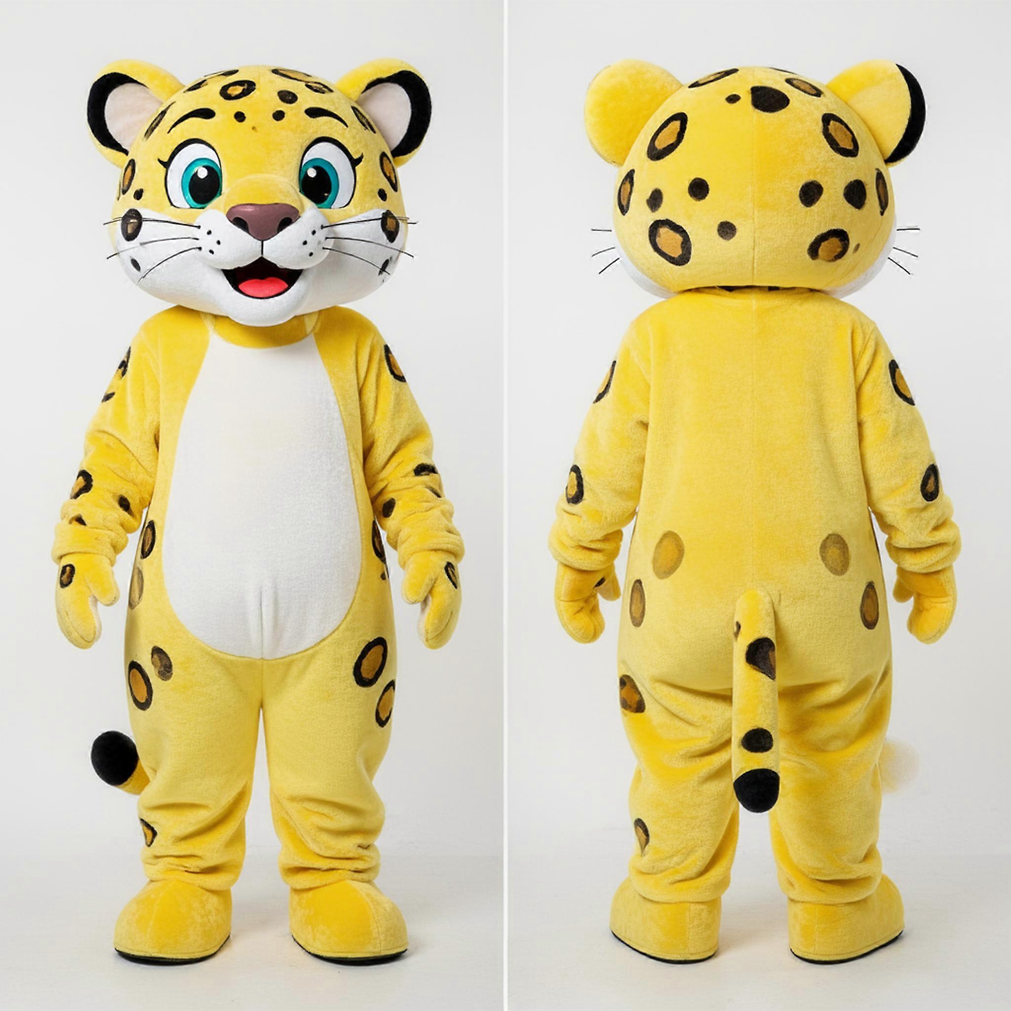 MASTICOT Lemon Yellow Sleek Jaguar Mascot